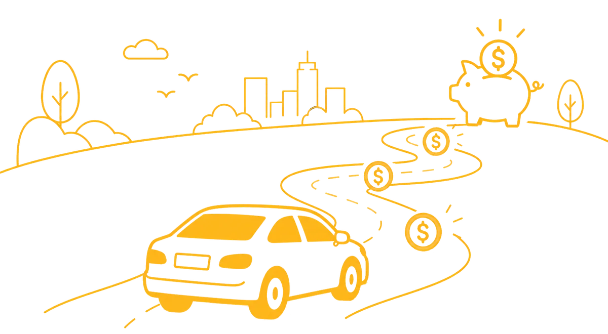 Millaje guided onboarding illustration